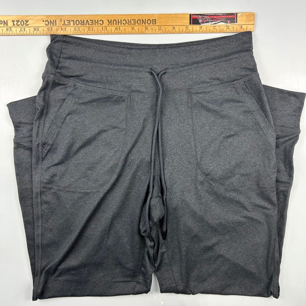 Lole Womens Charcoal Gray Heather Joggers Drawstring Activewear Pants Size M - Picture 5 of 9